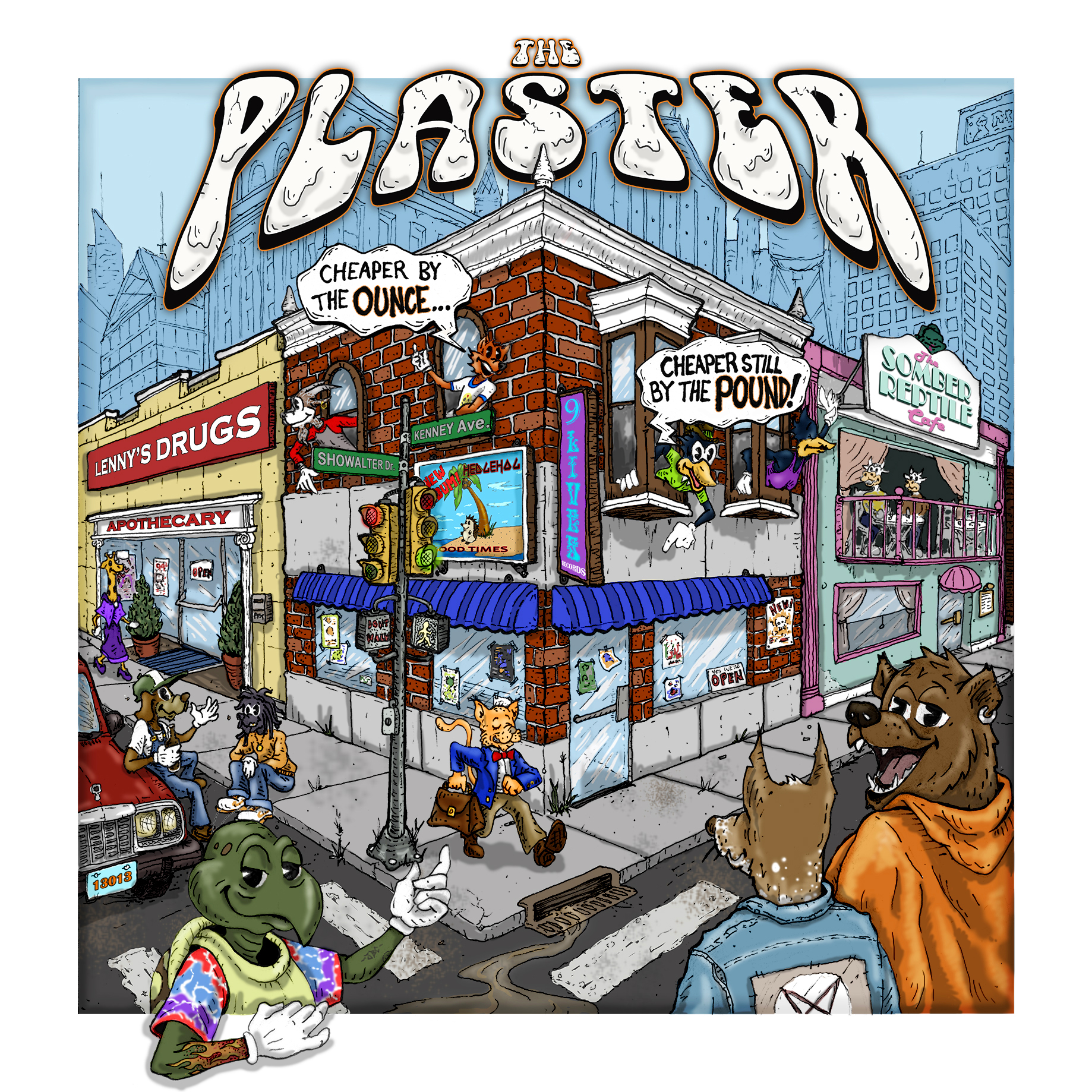 the cover art for Plaster's newest album